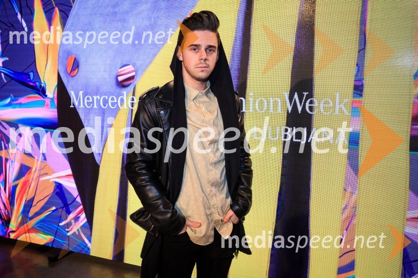  Klemen Mramor - Clemens, glasbenikMercedes-Benz Fashion Week 2017, sobota