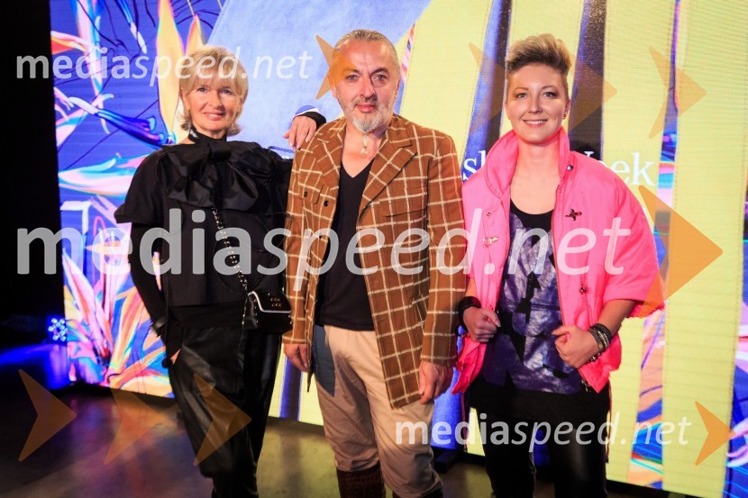  Tihana Harapin, lastnica agencije Talia Model;  Milan Gačanovič - Gacho, oblikovalec;  Nina  Žnideršič, fotografinjaMercedes-Benz Fashion Week 2017, sobota