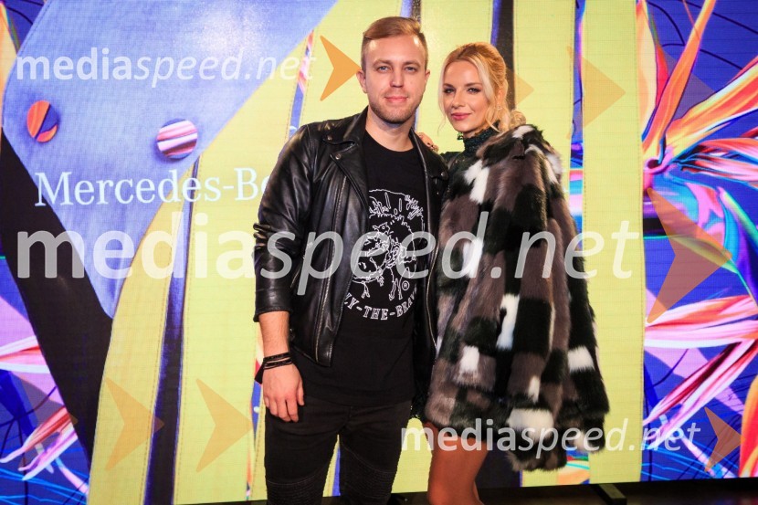  Mike Vale, DJ;  Jasna ValeMercedes-Benz Fashion Week 2017, sobota