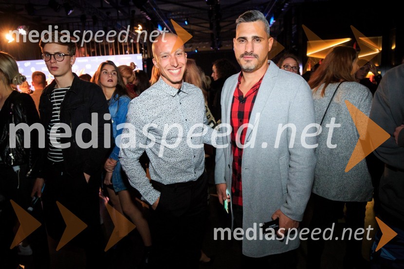  Filip Kržišnik, F&B Acrobatics;  Jan Macarol, urednik, City MagazineMercedes-Benz Fashion Week 2017, sobota