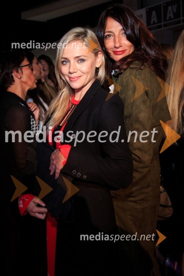  Katarina Čas, igralka, voditeljica;  Vesna Milek, novinarka in publicistkaMercedes-Benz Fashion Week 2017, sobota
