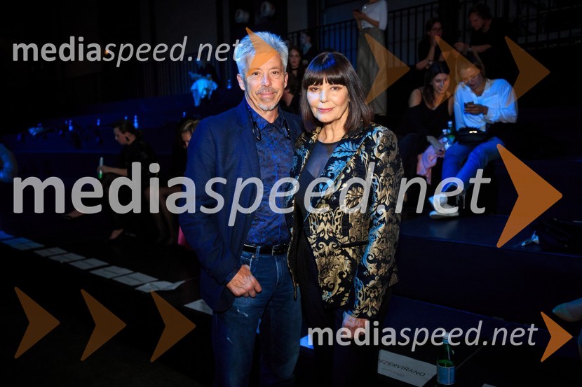  Marko Bernard;  Nina Gazibara, nekdanja manekenkaMercedes-Benz Fashion Week 2017, sobota