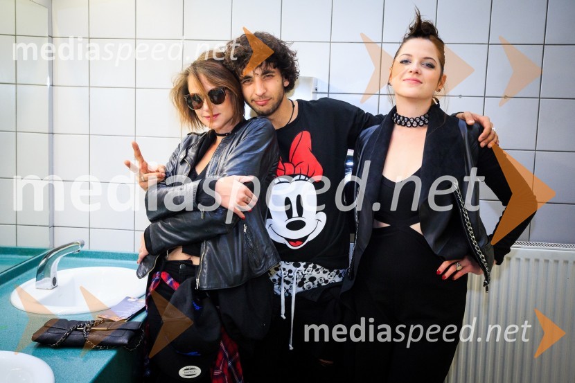  Mojca Podjavoršek, 2. spremljevalka Miss športa Slovenije 2014;  Loui Ferry, frizer;  Katarina Palčič, vodja marketinga, Caleffi Hydronic SolutionsMercedes-Benz Fashion Week 2017, sobota