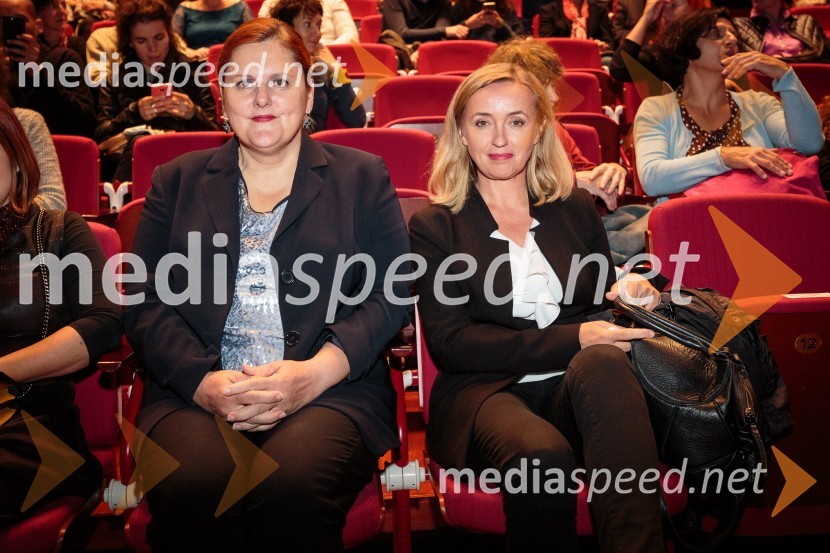  Uršula Cetinski, generalna direktorica, Cankarjev dom;  Nataša Bučar, direktorica, Slovenski filmski centerDružinica, premiera filma