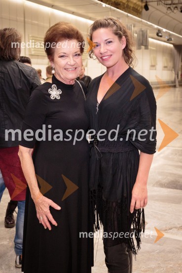  Elza Budau, slovenska besedilopiska, pesnica in pisateljica;  Irena Kovačevič, igralkaDružinica, premiera filma