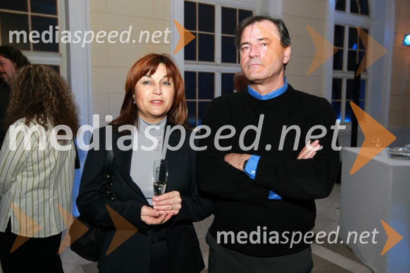 Jelka Šeruga s soprogom, podjetje Cinkarna Celje d.d.Predstavitev nove slovenske blagovne znamke Luna