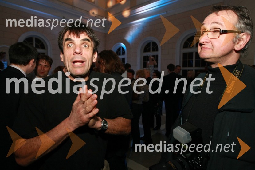 Arne Hodalič, fotograf in Vito Tofaj, fotograf in novinarPredstavitev nove slovenske blagovne znamke Luna