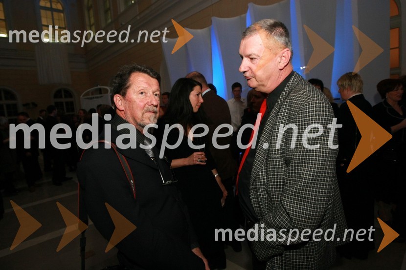 Stane Jerko, fotograf in Jože Jerman, novinar VečeraPredstavitev nove slovenske blagovne znamke Luna