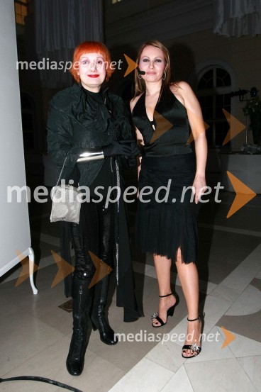 Josipa Lisac, hrvaška pevka in Anja Rupel, pevka in voditeljicaPredstavitev nove slovenske blagovne znamke Luna