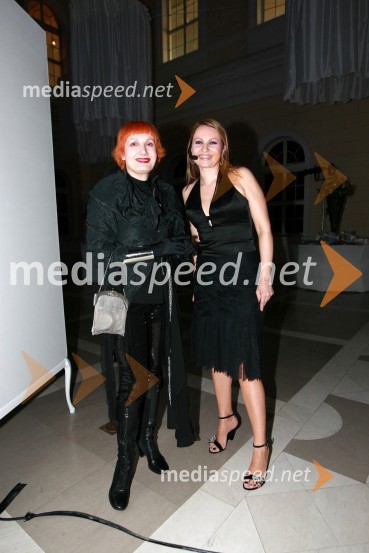 Josipa Lisac, hrvaška pevka in Anja Rupel, pevka in voditeljicaPredstavitev nove slovenske blagovne znamke Luna