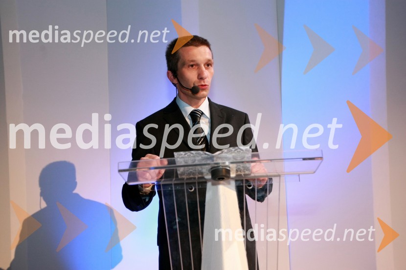 Groga Čenčič, direktor podjetja Orka d.o.o.Predstavitev nove slovenske blagovne znamke Luna