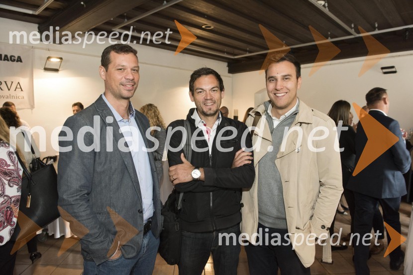  Gregor Bobovnik,  partner, Bold group, marketinška agencija;  Mirko Kralj;  Anže Herbst, AM Project, marketinška agencija d.o.o.Akademija PRVA: Posel smo ljudje