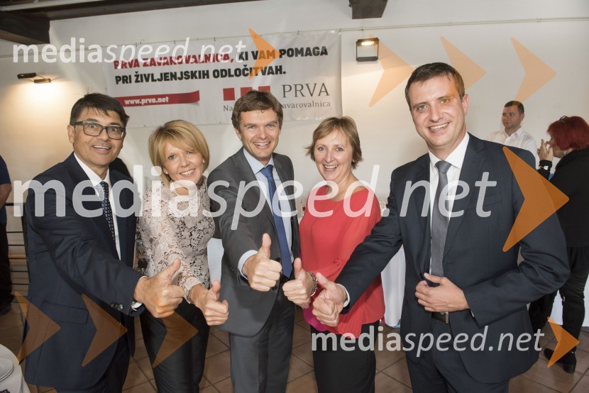  Andrej Božič, generalni direktor družbe Steklarna Hrastnik, predsednik Britansko-slovenske gospodarske zbornice; mag. Edita Kuhelj Krajnović, direktorica, Mediade; mag. Boštjan Škufca Zaveršek, izvršni direktor Prve osebne zavarovalnice, d.d.;  Ksenija  Špiler Božič, BB Svetovanje d.o.o.;  Janez Kranjc, izvršni direktor, Prva osebna zavarovalnica d.d.Akademija PRVA: Posel smo ljudje