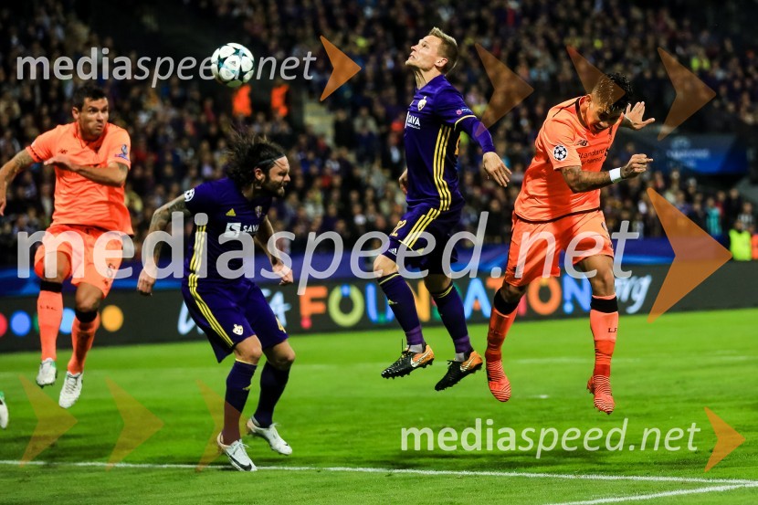  Marko Šuler, nogometaš, NK Maribor;  Martin Milec, nogometaš, NK MariborLiverpool odločno premagal Maribor
