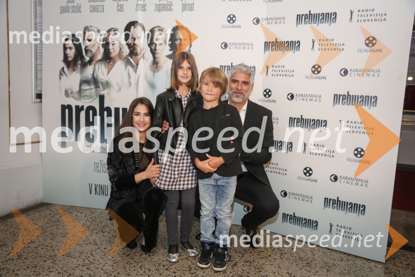  Saša Pavlin Stošić, igralka;  Sebastian Cavazza, dramski in filmski igralecPrebujanja, premiera filma