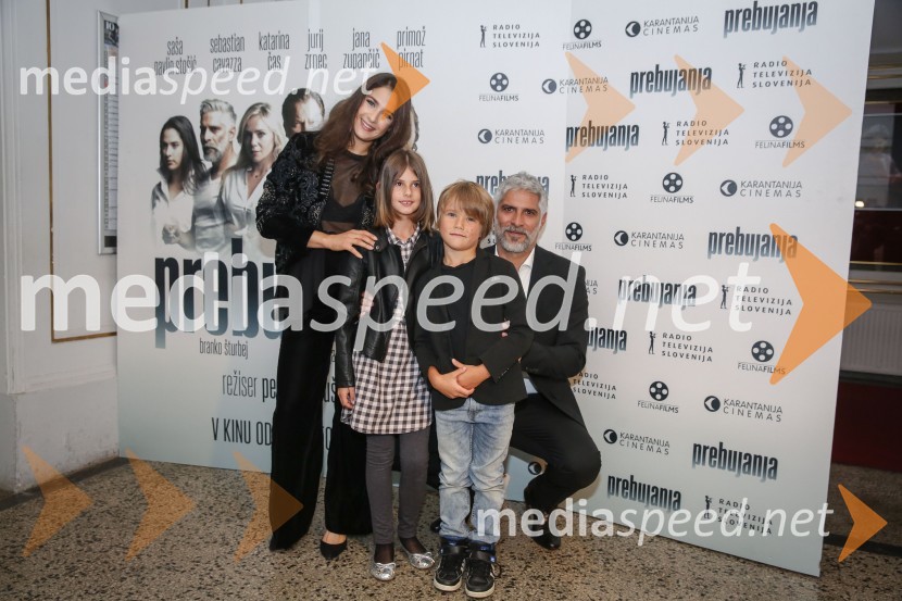  Saša Pavlin Stošić, igralka;  Sebastian Cavazza, dramski in filmski igralecPrebujanja, premiera filma