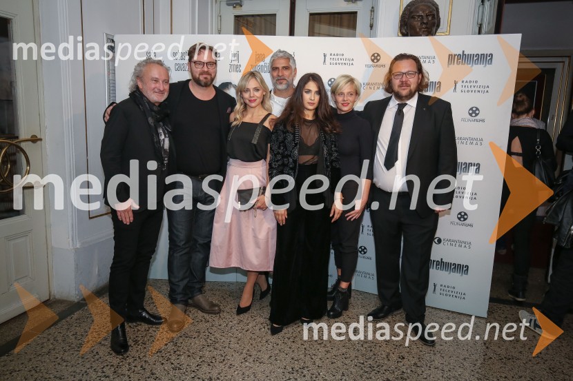  Peter Bratuša, režiser;  Jurij  Zrnec, igralec;  Katarina Čas, igralka, voditeljica;  Sebastian Cavazza, dramski in filmski igralec;  Saša Pavlin Stošić, igralka;  Jana Zupančič, igralka;  Primož Pirnat, igralecPrebujanja, premiera filma