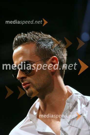 Gašper Grošelj, manekenModni dogodek Fashion show 2008 Optike Auer v Porsche Ptujska cesta Maribor