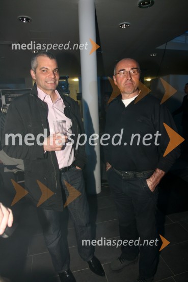 Saša Arsenovič, direktor podjetja S.Oliver SLO in Andrej Hajdinjak, direktor Porsche MariborModni dogodek Fashion show 2008 Optike Auer v Porsche Ptujska cesta Maribor