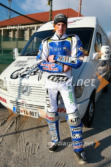 Matej Žagar (AMTK Ljubljana)Trening speedwayistov