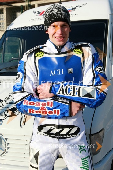 Matej Žagar (AMTK Ljubljana)Trening speedwayistov