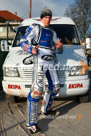 Matej Žagar (AMTK Ljubljana)Trening speedwayistov