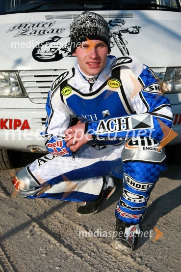 Matej Žagar (AMTK Ljubljana)Trening speedwayistov