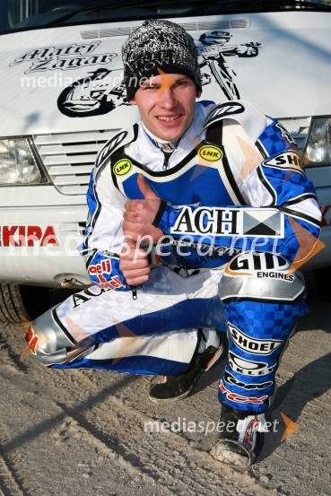 Matej Žagar (AMTK Ljubljana)Trening speedwayistov