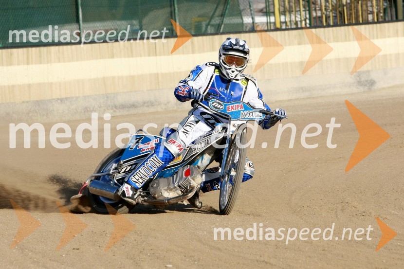 Matej Žagar (AMTK Ljubljana)Trening speedwayistov