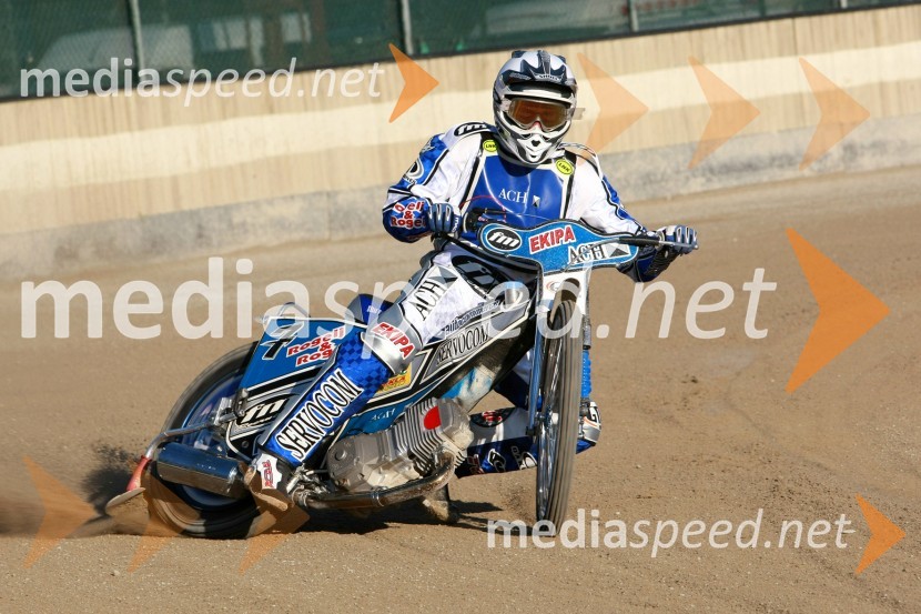 Matej Žagar (AMTK Ljubljana)Trening speedwayistov