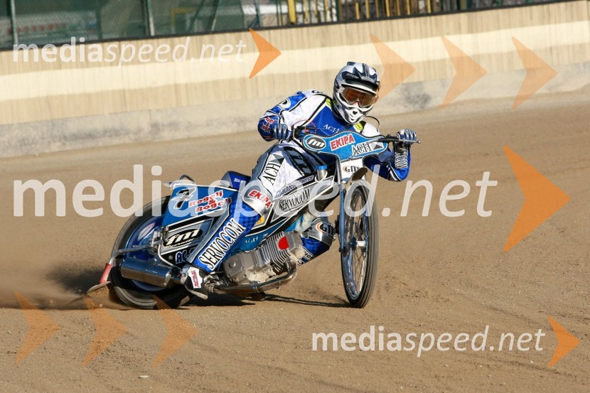 Matej Žagar (AMTK Ljubljana)Trening speedwayistov