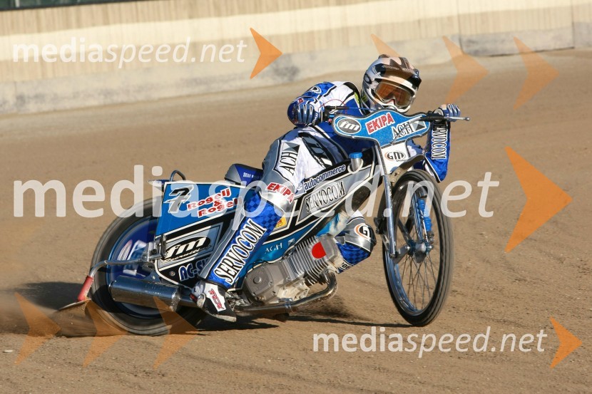 Matej Žagar (AMTK Ljubljana)Trening speedwayistov