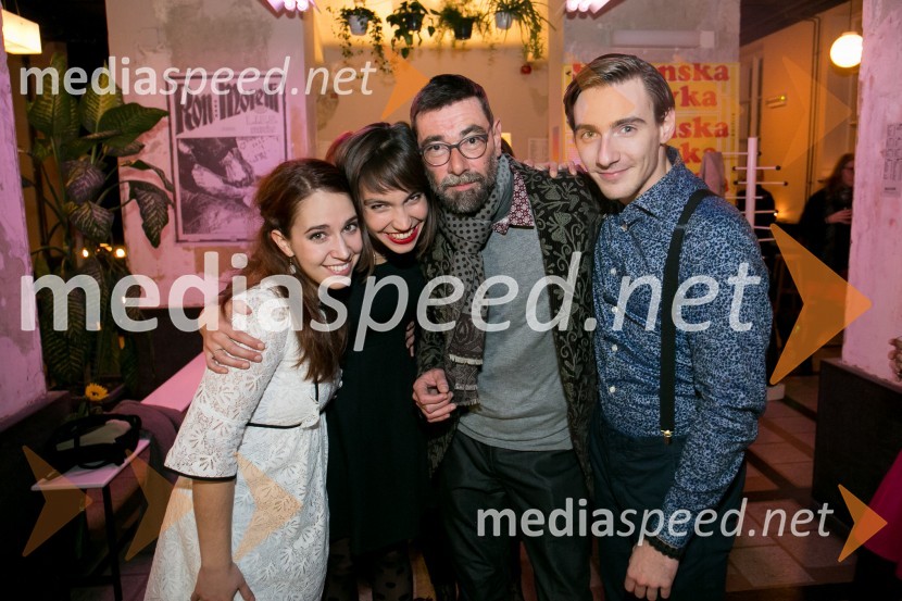  Nika Ivančić, igralka;  Klara Kastelec, igralka;  Matjaž Pograjc, režiser;  Jurica MarčecSlovenska popevka, premiera gledališkega koncerta