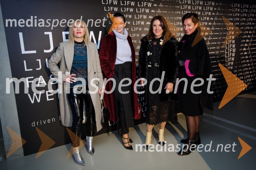  Brigita Potočki, MJZ Fashion;  Pika  Zrim, The50thAvenue, Le Specs Slovenija;  ... ;  ... Ljubljana Fashion Week (LJFW) 2017, četrti dan