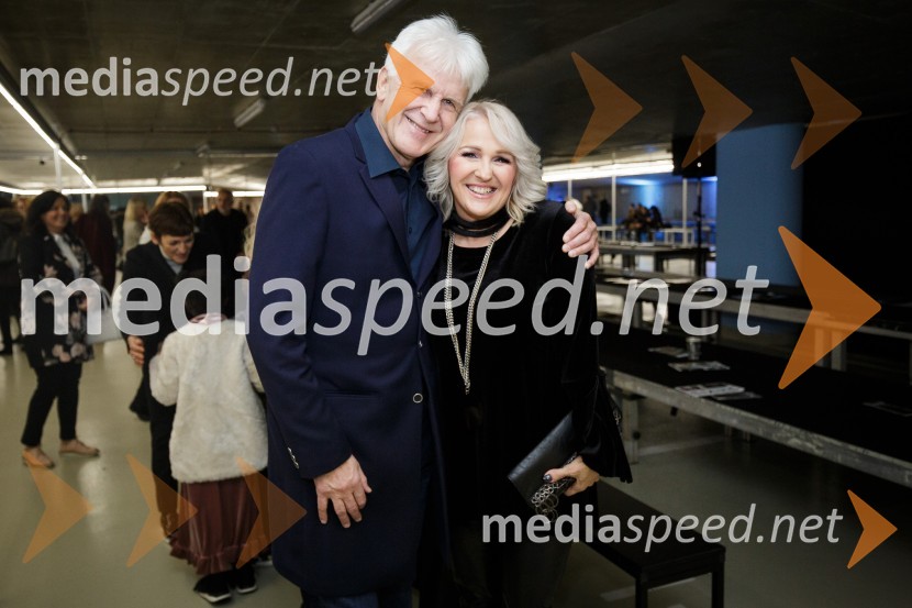  Andrej Šifrer, glasbenik;  Alenka Godec, pevkaLjubljana Fashion Week (LJFW) 2017, četrti dan