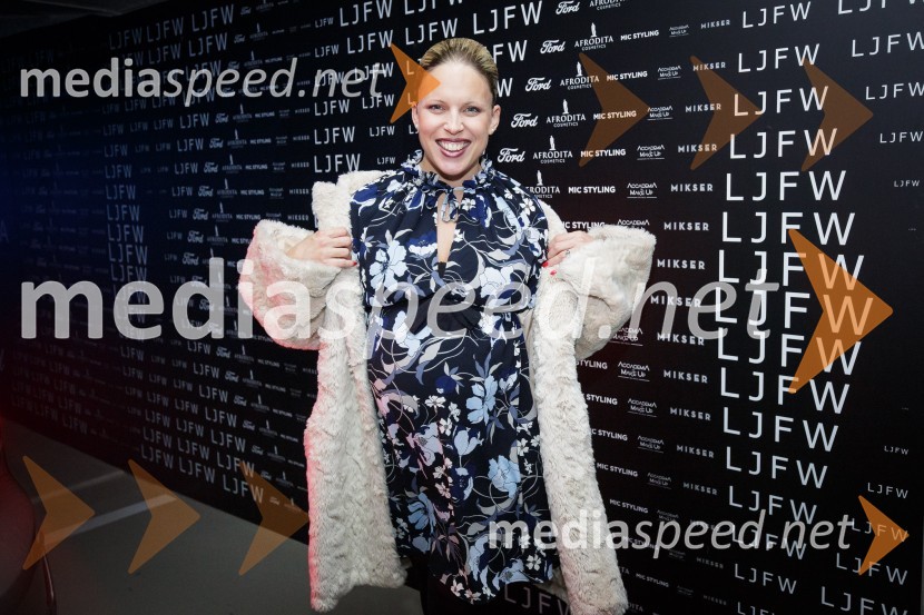  Manja Stević Plesnar, voditeljicaLjubljana Fashion Week (LJFW) 2017, četrti dan