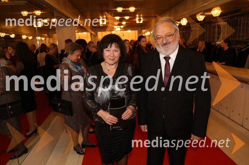  Jolanda Tičar; prof. dr. Igor Tičar, rektor, Univerza v MariboruSilfida, premiera baleta