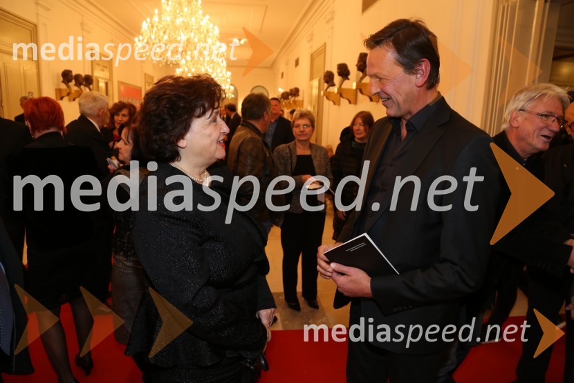 mag. Julijana Bizjak Mlakar, nekdanja ministrica za kulturo;  ... Silfida, premiera baleta