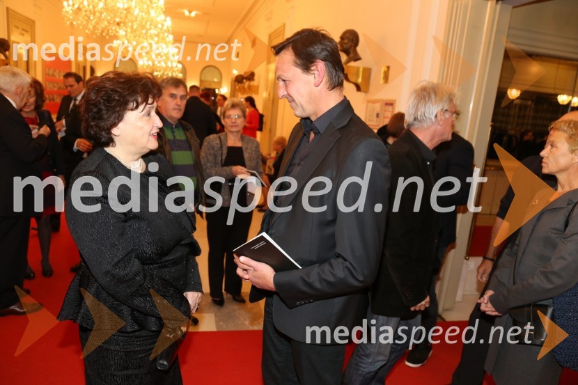 mag. Julijana Bizjak Mlakar, nekdanja ministrica za kulturo;  ... Silfida, premiera baleta