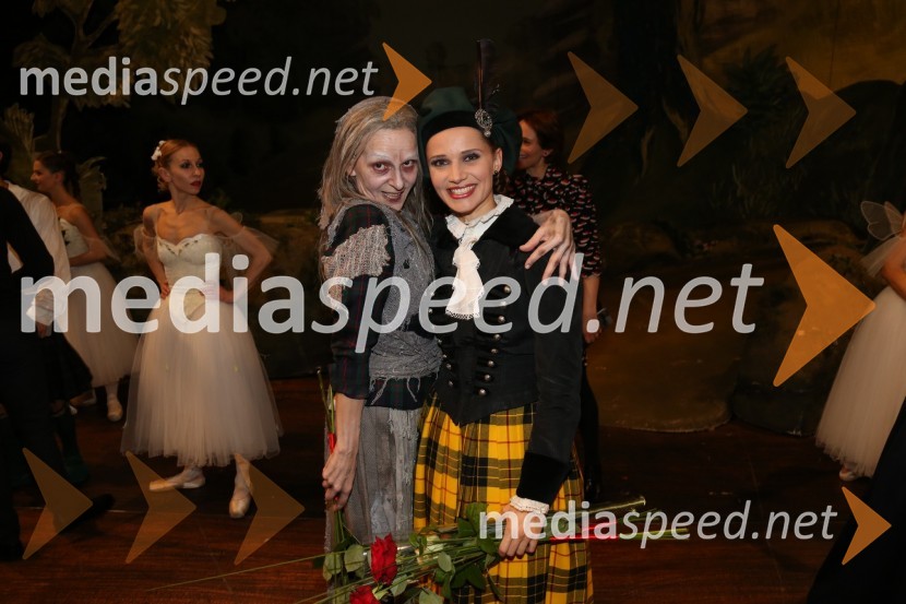  Tanja Baronik, baletna solistka;  Tijuana Križman Hudernik, baletna solistkaSilfida, premiera baleta