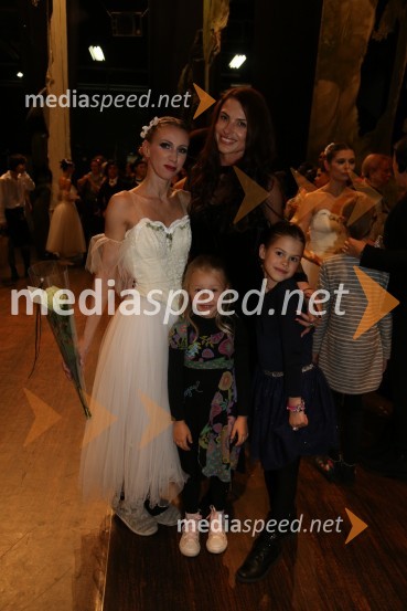  Olesja Hartmann, baletka;  ... Silfida, premiera baleta