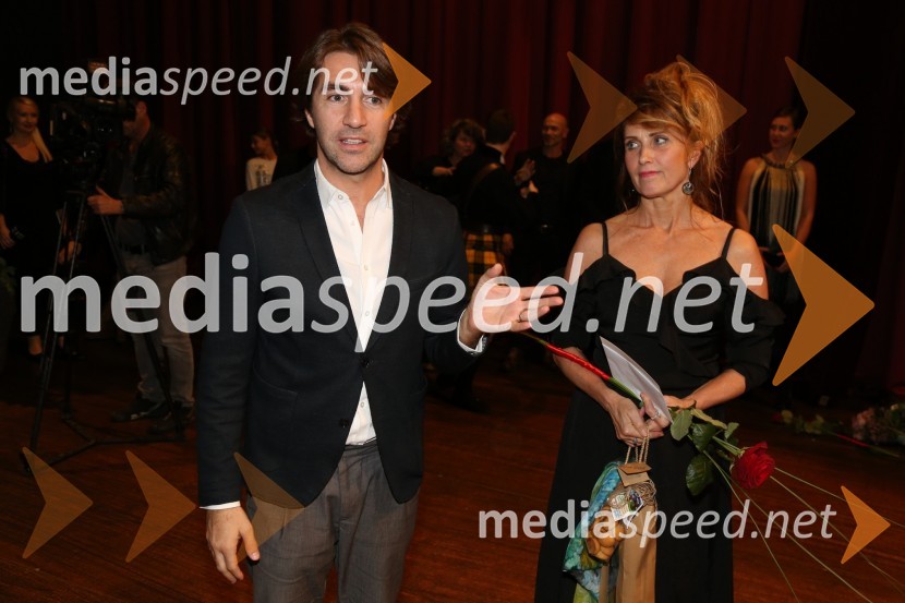  Edward Clug, umetniški direktor, Balet SNG Maribor;  Karina Elver, koreografinjaSilfida, premiera baleta