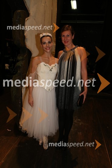  Catarina de Meneses, baletna solistka;  Mateja Kožuh, producentka Opere in Baleta SNG MariborSilfida, premiera baleta