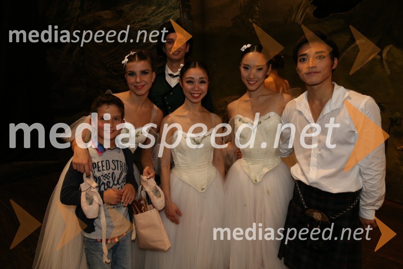  Tetiana Svetlična, baletna solistka;  ... ;  Asami Nakashima, baletna plesalka;  Yuya Omaki, baletni solistSilfida, premiera baleta