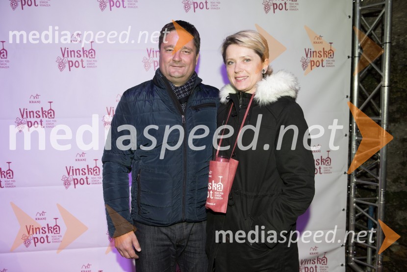  Boštjan Trilar, župan mestne občine Kranj;  Natalija Polenec, direktorica Tehničnega muzeja BistraŽupanov VIP sprejem na Vinski poti