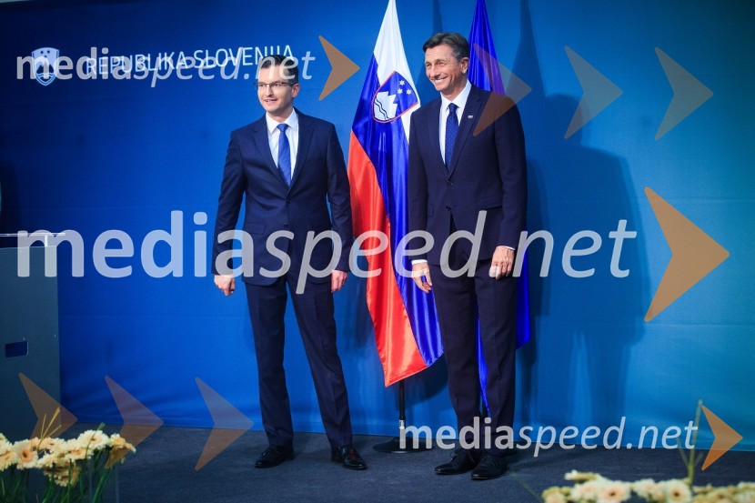  Marjan  Šarec,  župan občine Kamnik;  Borut Pahor, predsednik Republike SlovenijeBorut Pahor ostaja predsednik Republike Slovenije