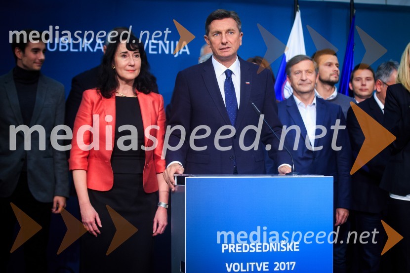  Tanja Pečar, odvetnica;  Borut Pahor, predsednik Republike SlovenijeBorut Pahor ostaja predsednik Republike Slovenije