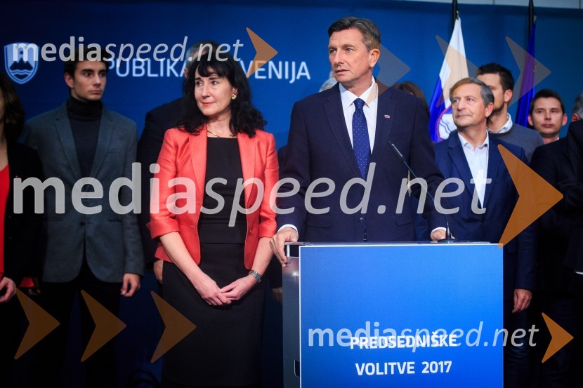  Tanja Pečar, odvetnica;  Borut Pahor, predsednik Republike SlovenijeBorut Pahor ostaja predsednik Republike Slovenije