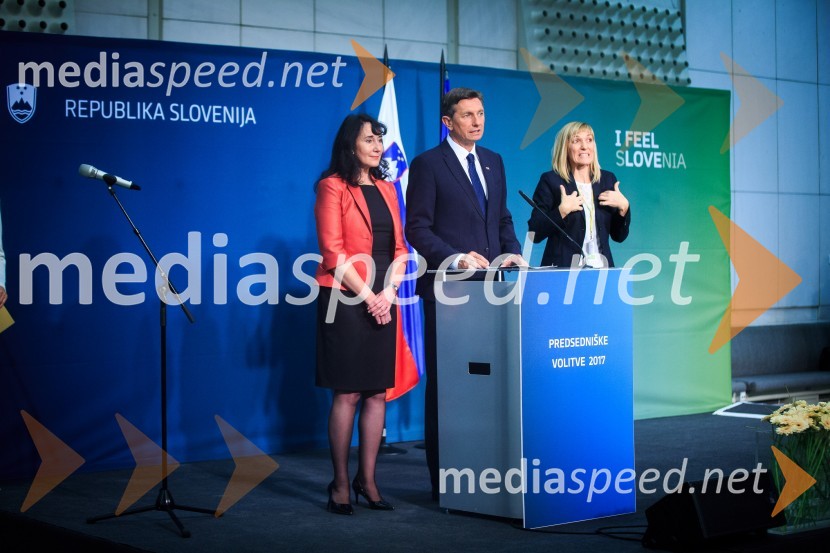  Tanja Pečar, odvetnica;  Borut Pahor, predsednik Republike Slovenije;  ... Borut Pahor ostaja predsednik Republike Slovenije