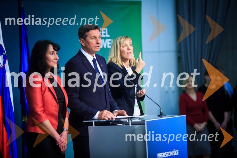  Tanja Pečar, odvetnica;  Borut Pahor, predsednik Republike SlovenijeBorut Pahor ostaja predsednik Republike Slovenije